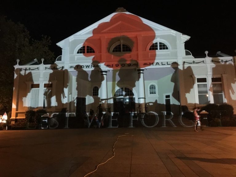 Anzac Day Town Hall
