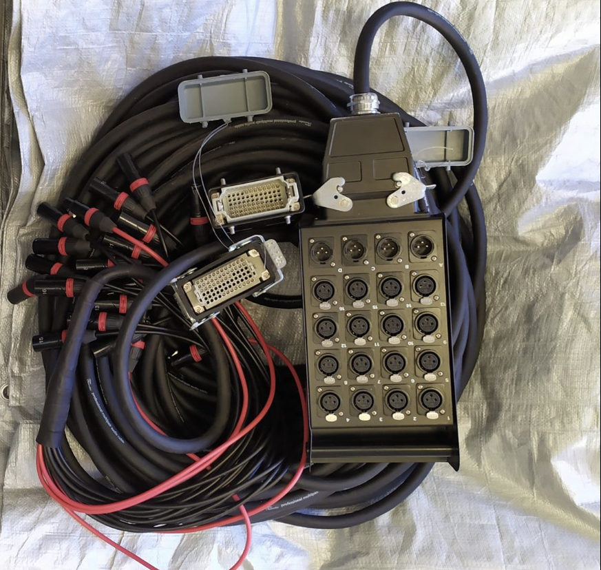 Stage Snake System -16 plus  4 return / 50m