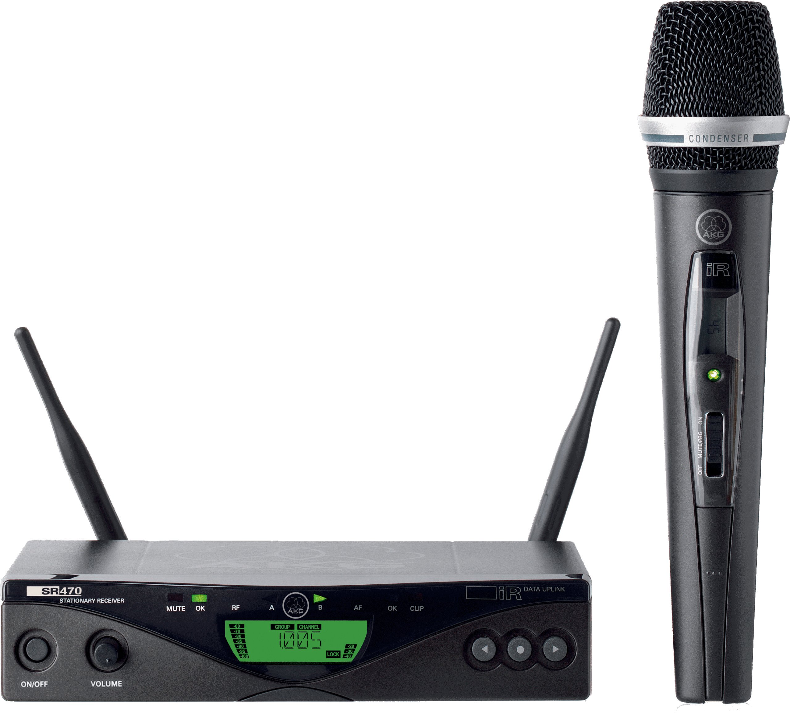 Cordless Microphones (Receiver, 1x Handheld)