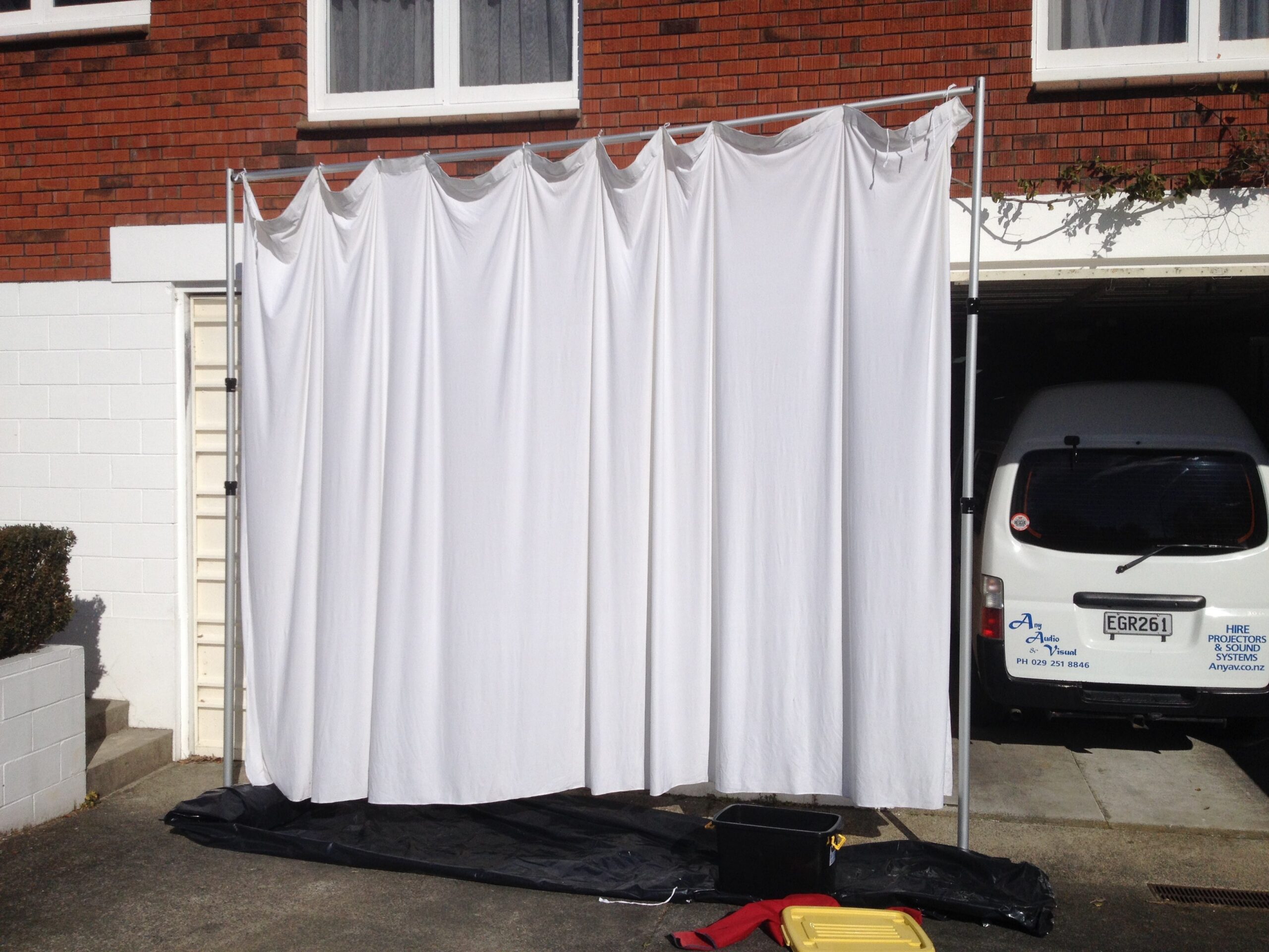 White Drape 5M x 3M Lycra