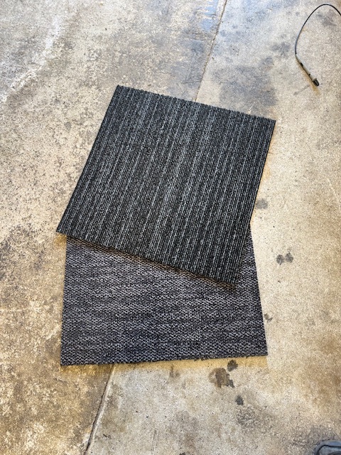 Carpet tile(s) 500mm x 500mm (approx 80 available) Flat Rate