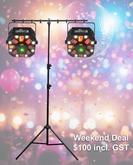 Party Lights on Stand Weekend Deal